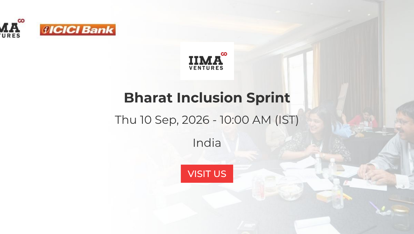 Bharat Inclusion Sprint (IIMA Ventures) cover